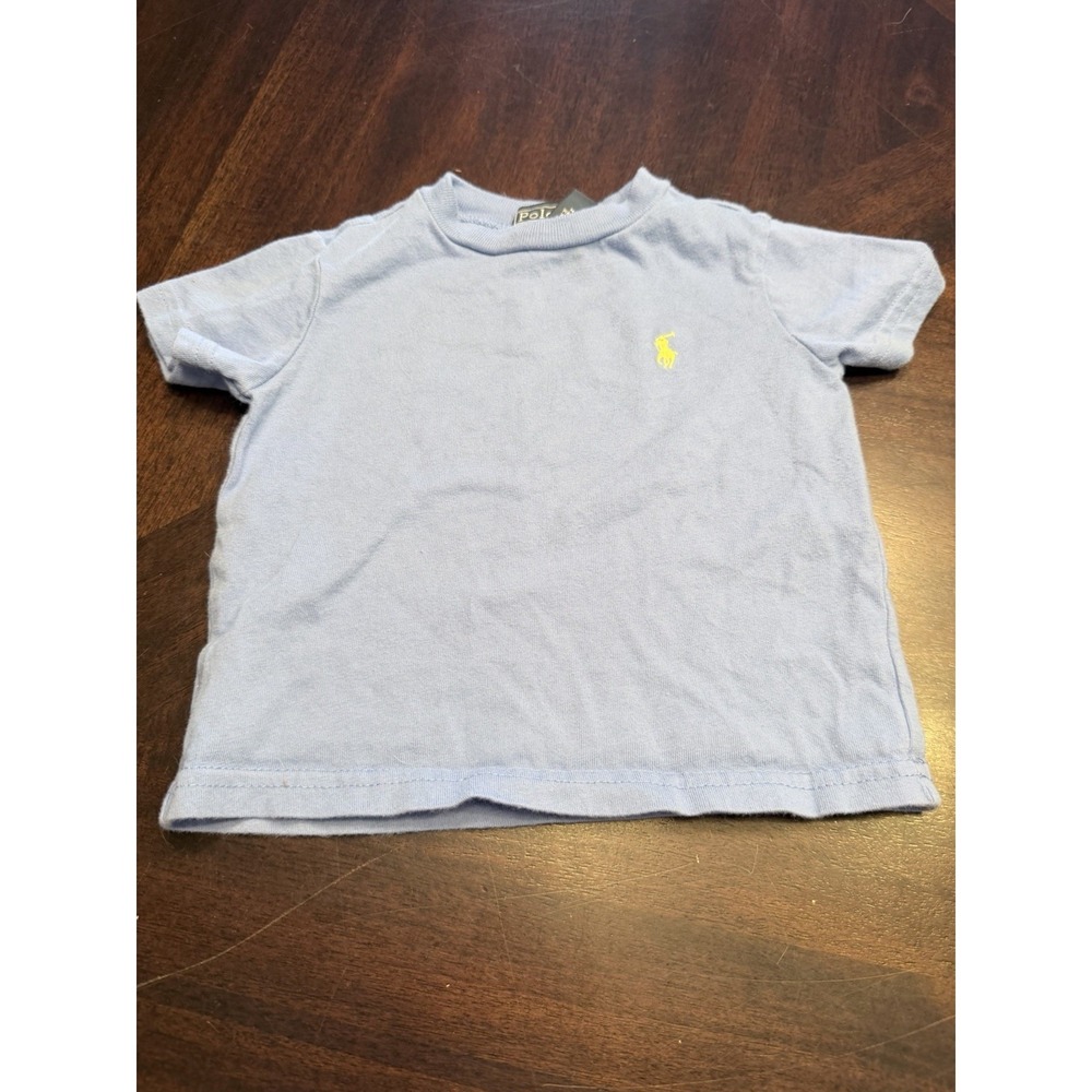 Ralph Lauren tshirt light blue 9 month Polo baby
